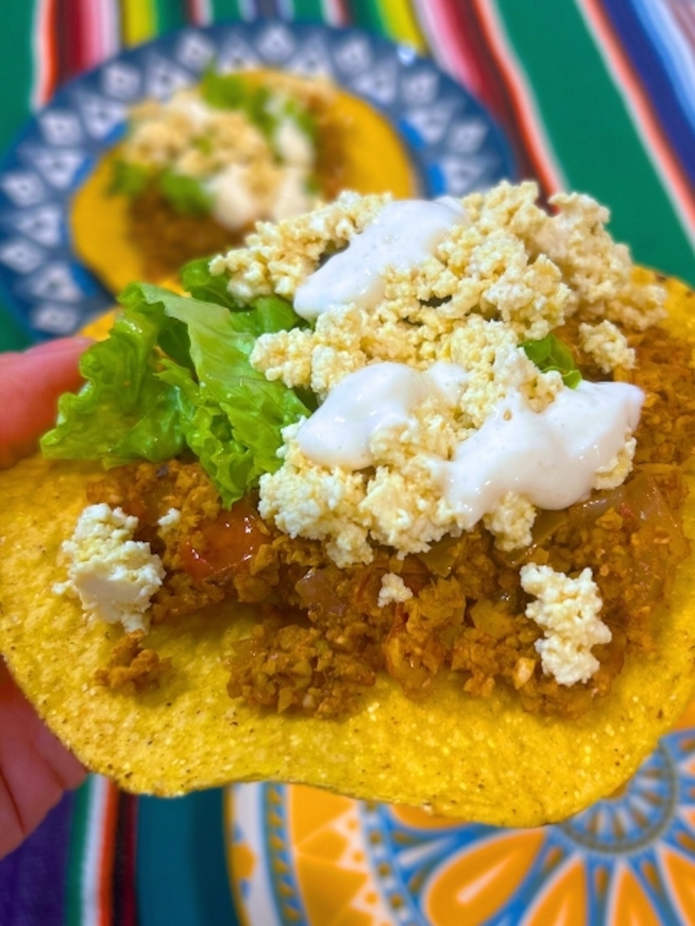 tostadas carne nuez