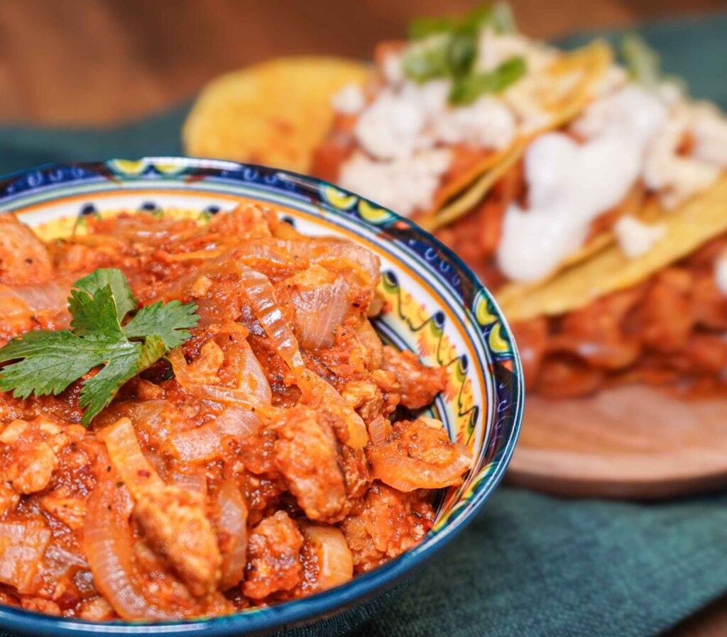 Tinga de soya