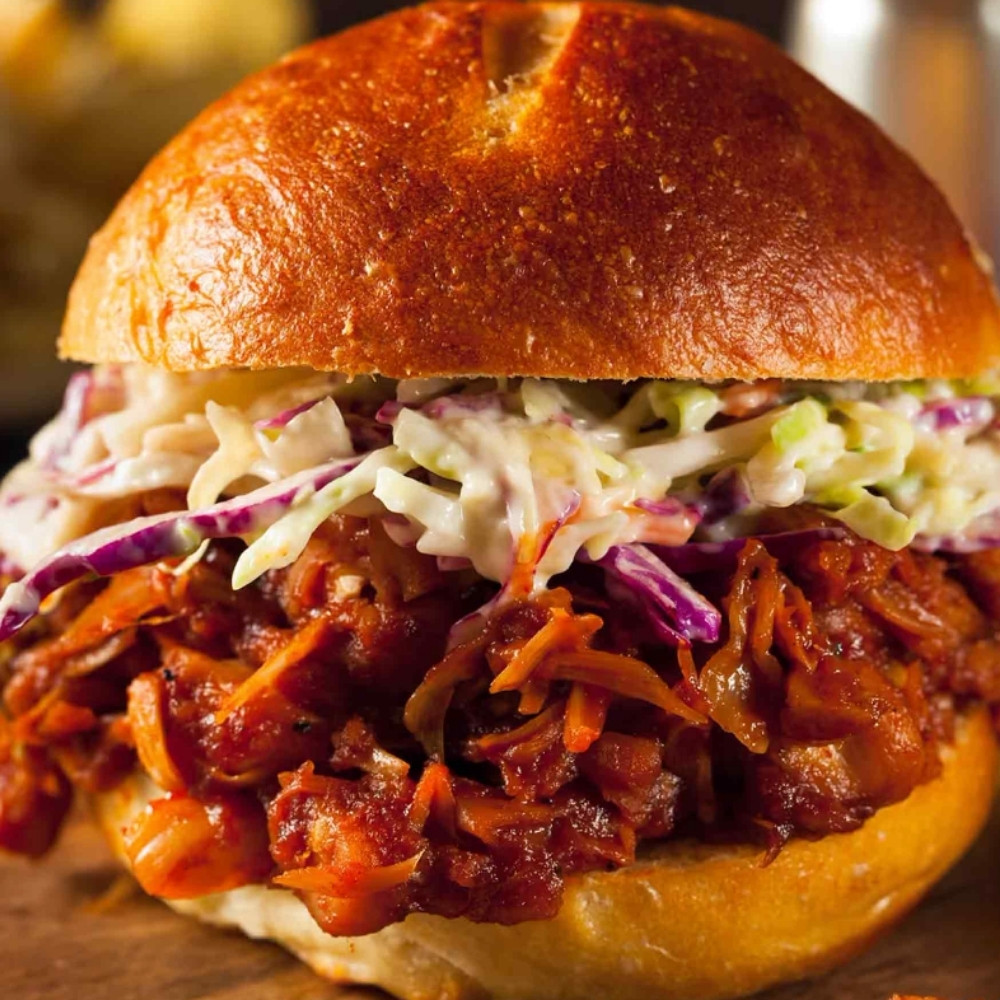Sandwich de pulled pork BBQ