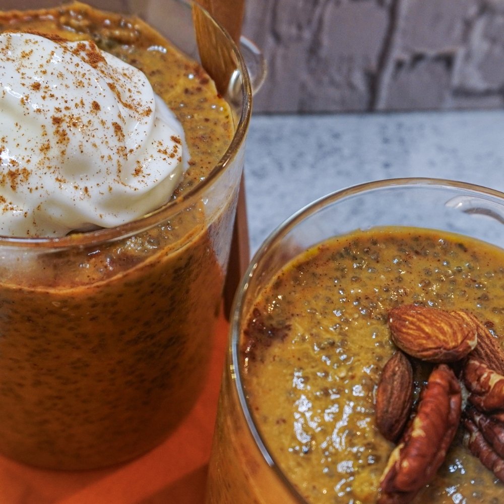 Pudín de chía con calabaza