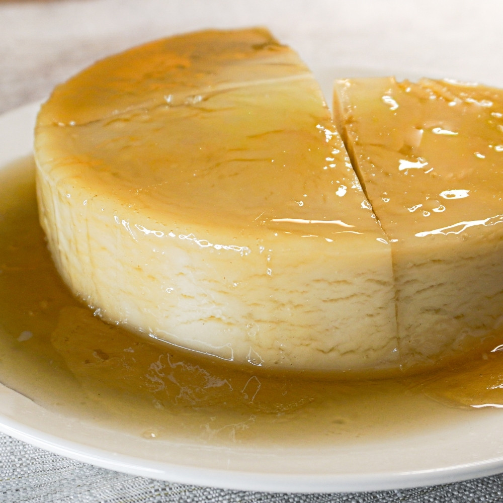Quesillo venezolano vegano