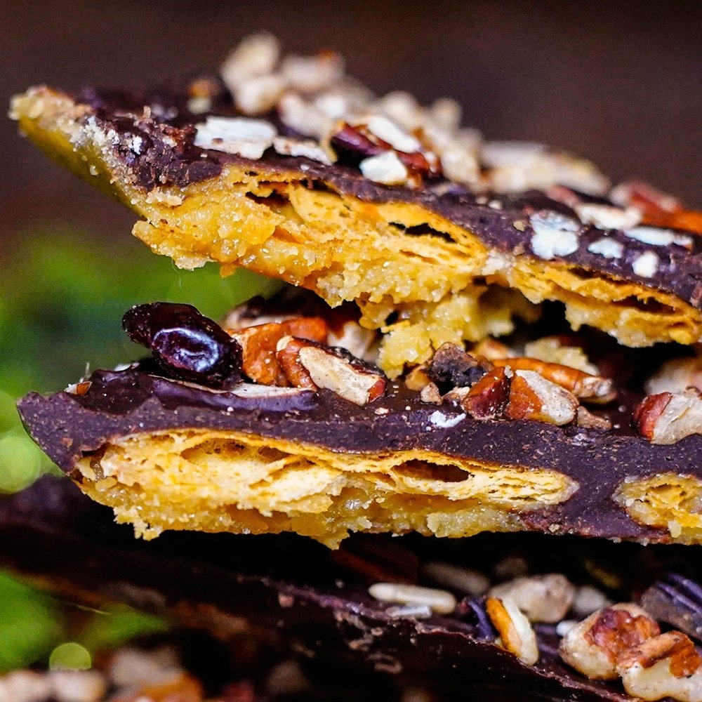 Crocante vegano navideño