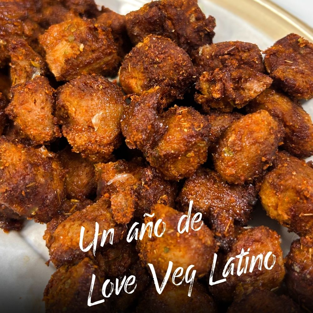 Chicharrón vegano: Celebramos el primer año de Love Veg Latino con nuestra receta más exitosa