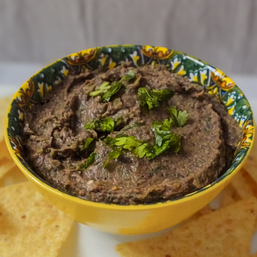 Dip de frijoles negros