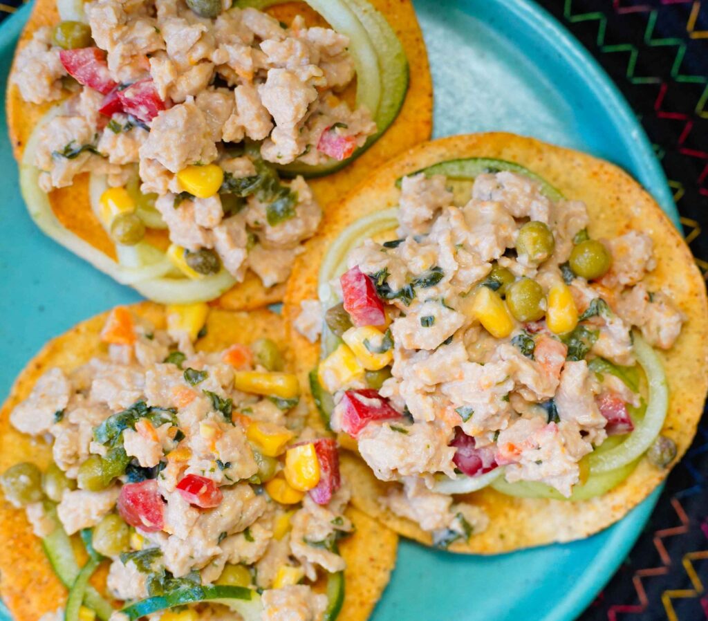 Atún vegano de soya