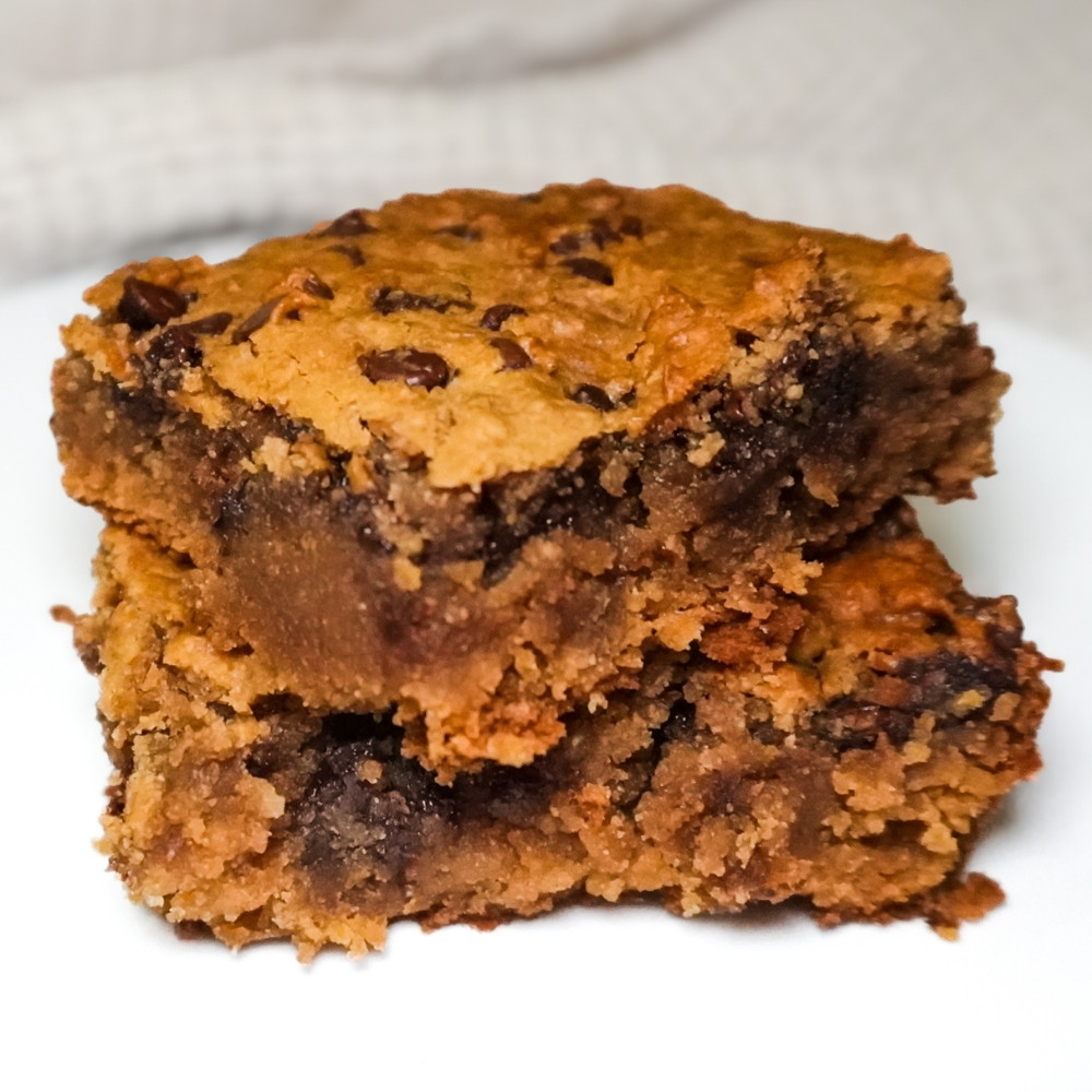 Blondies de garbanzo