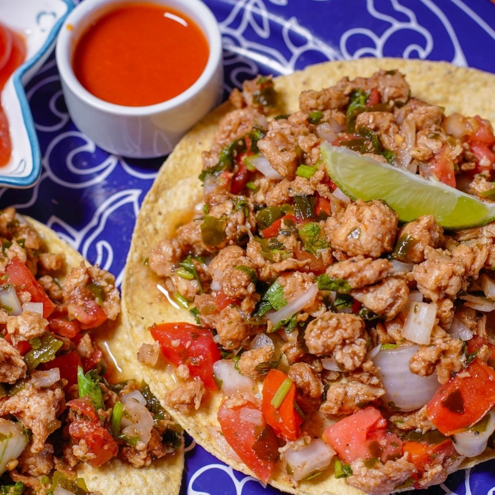 Ceviche vegano de soya