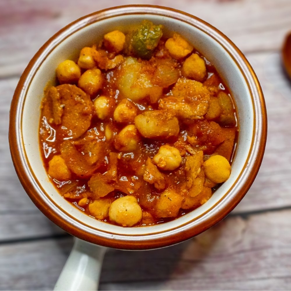 Potaje de garbanzos vegano