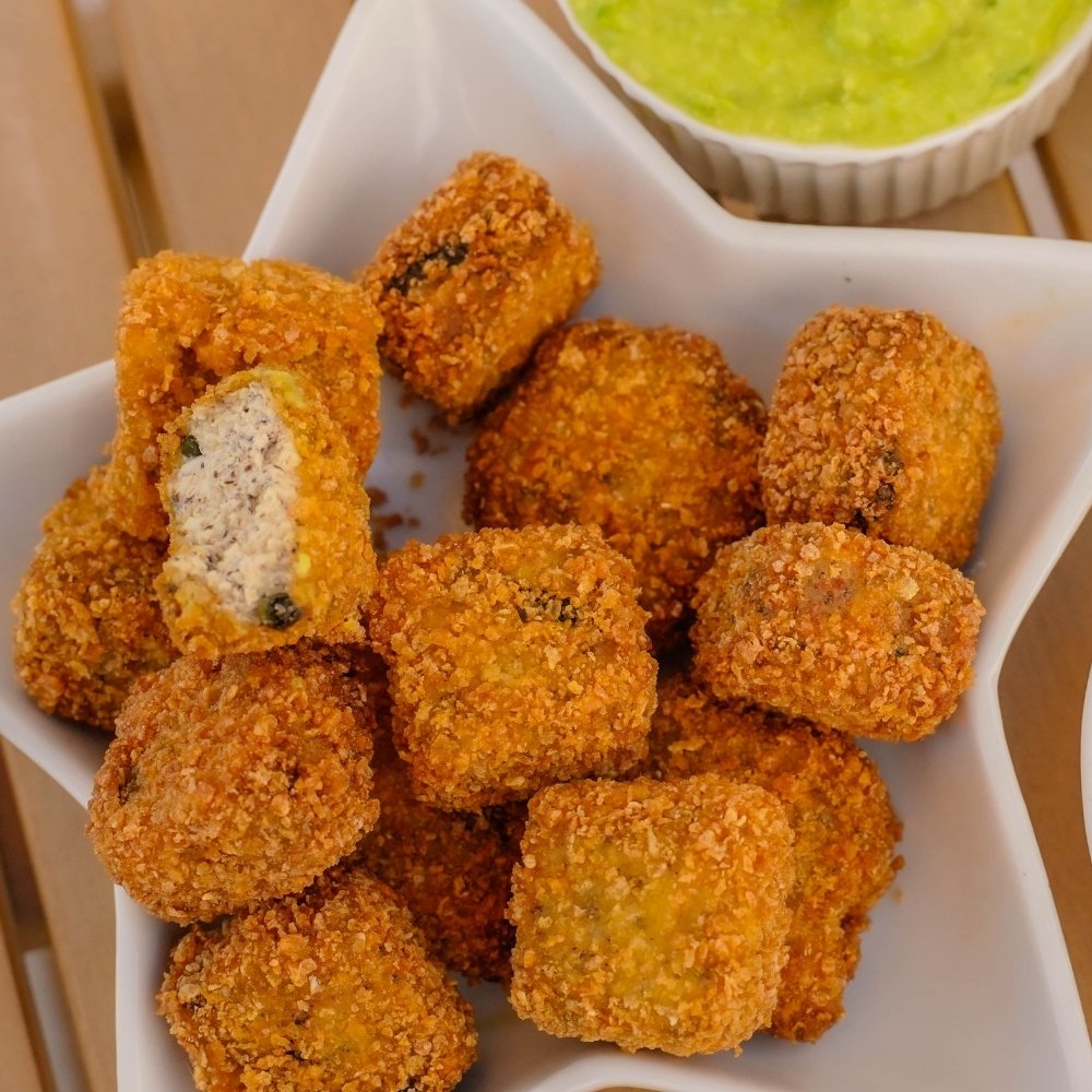 Nuggets de pescado vegano