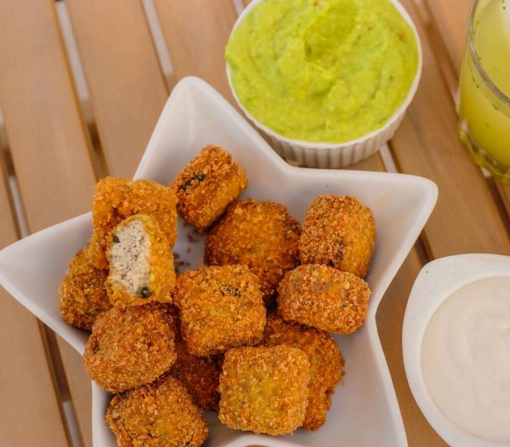 Nuggets de pescado vegano