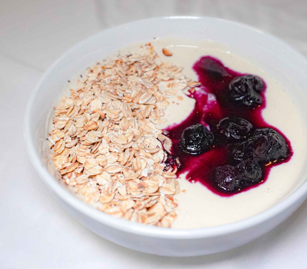 Yogur natural vegano