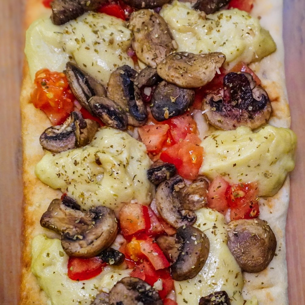 Queso vegano derretible