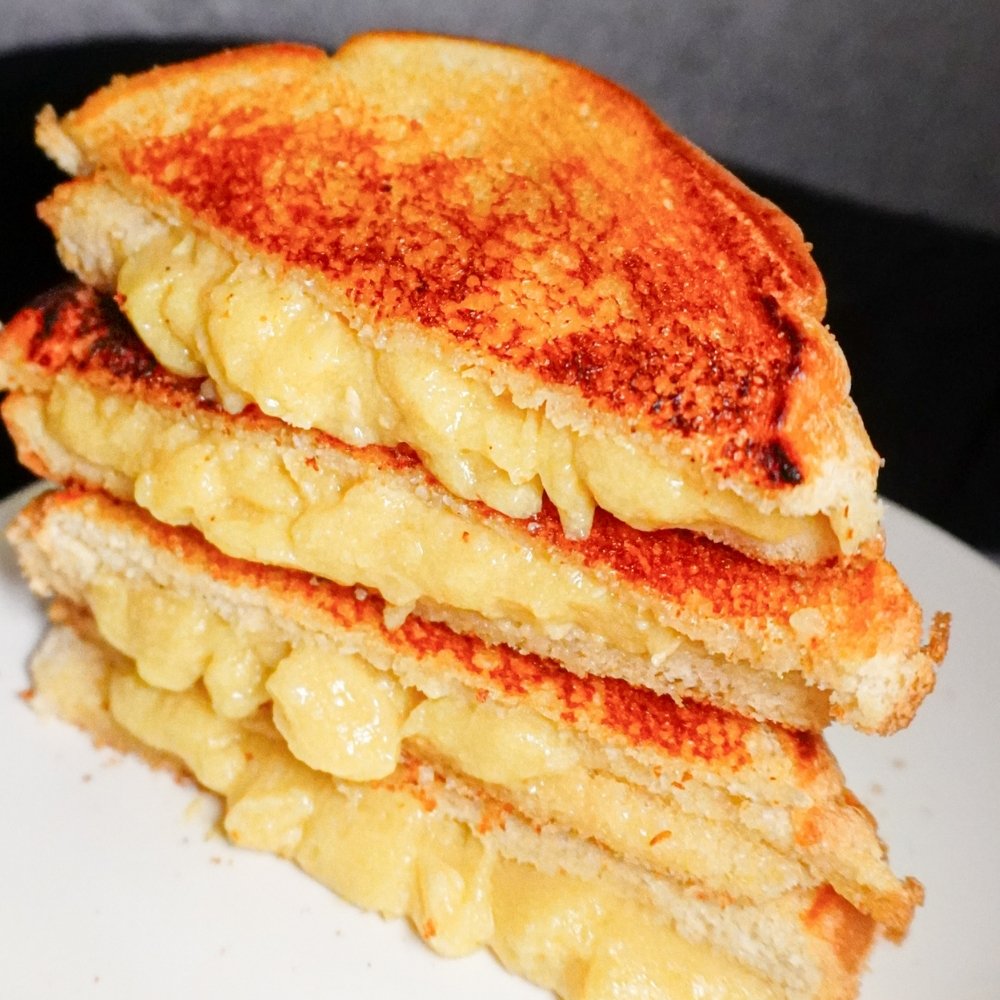 Sándwich de queso vegano a la parrilla