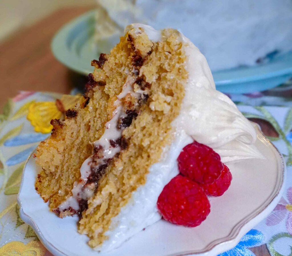 Pastel de cumpleaños vegano