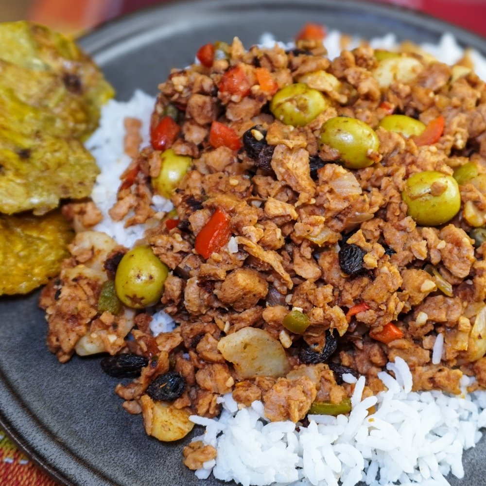 Picadillo de soya
