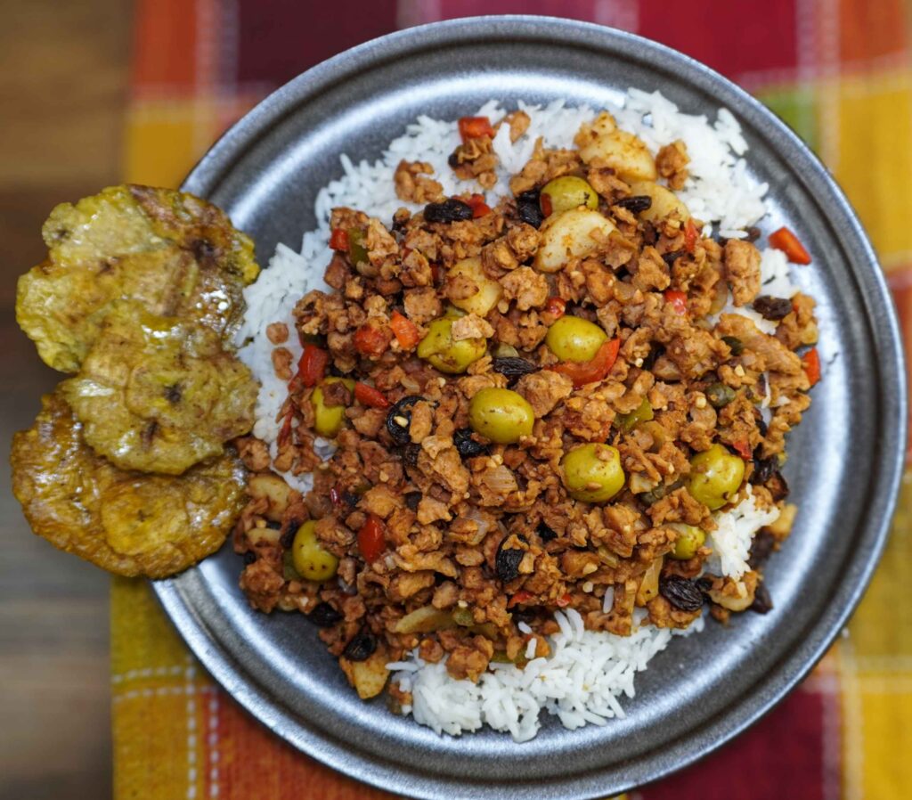 Picadillo de soya