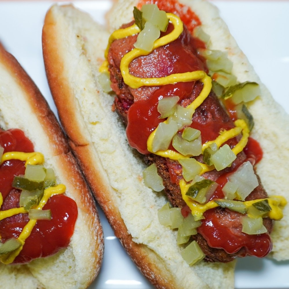 Salchichas veganas