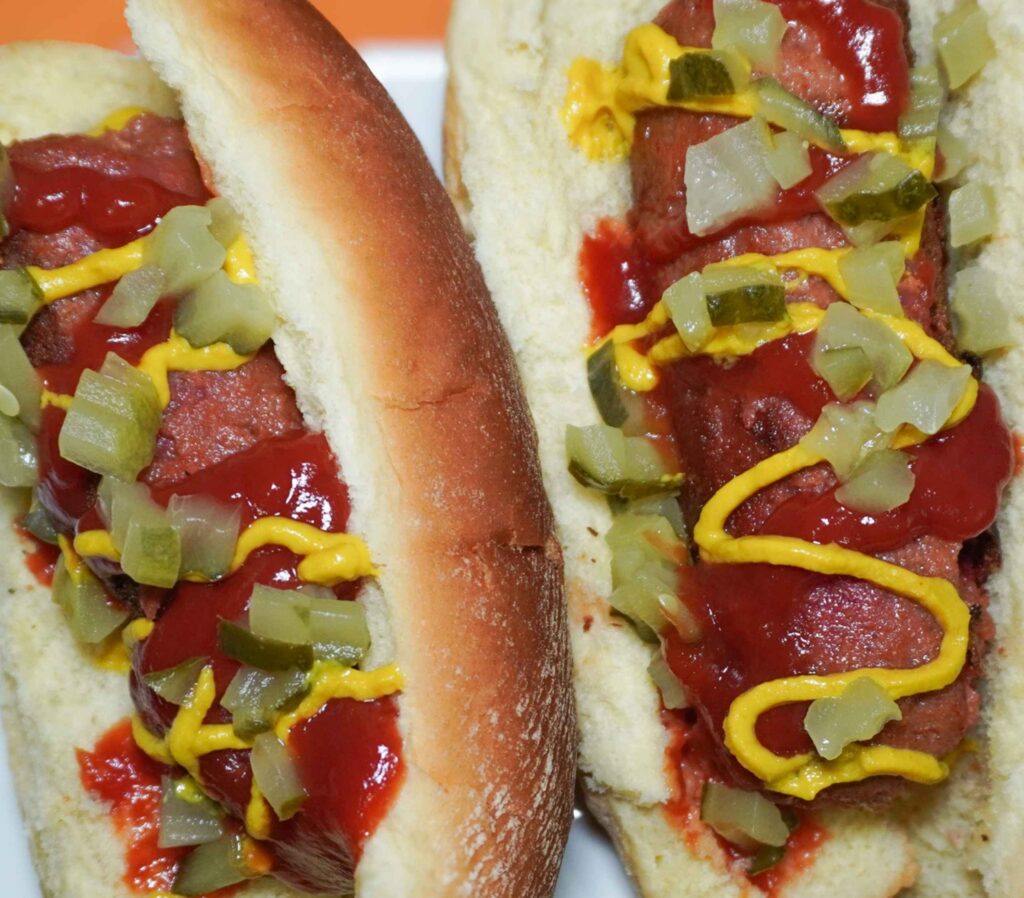 Salchichas veganas