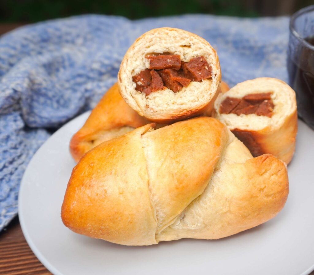 Cachitos veganos de jamón