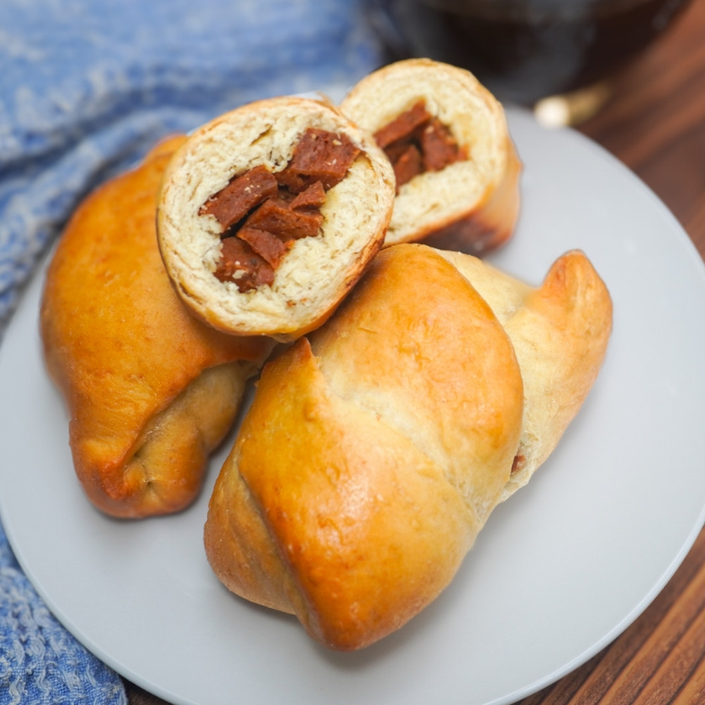 Cachitos veganos de jamón