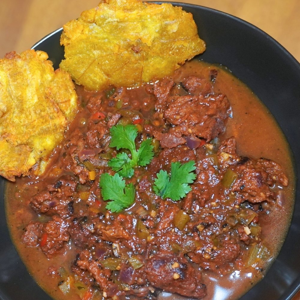 Chivo guisado vegano