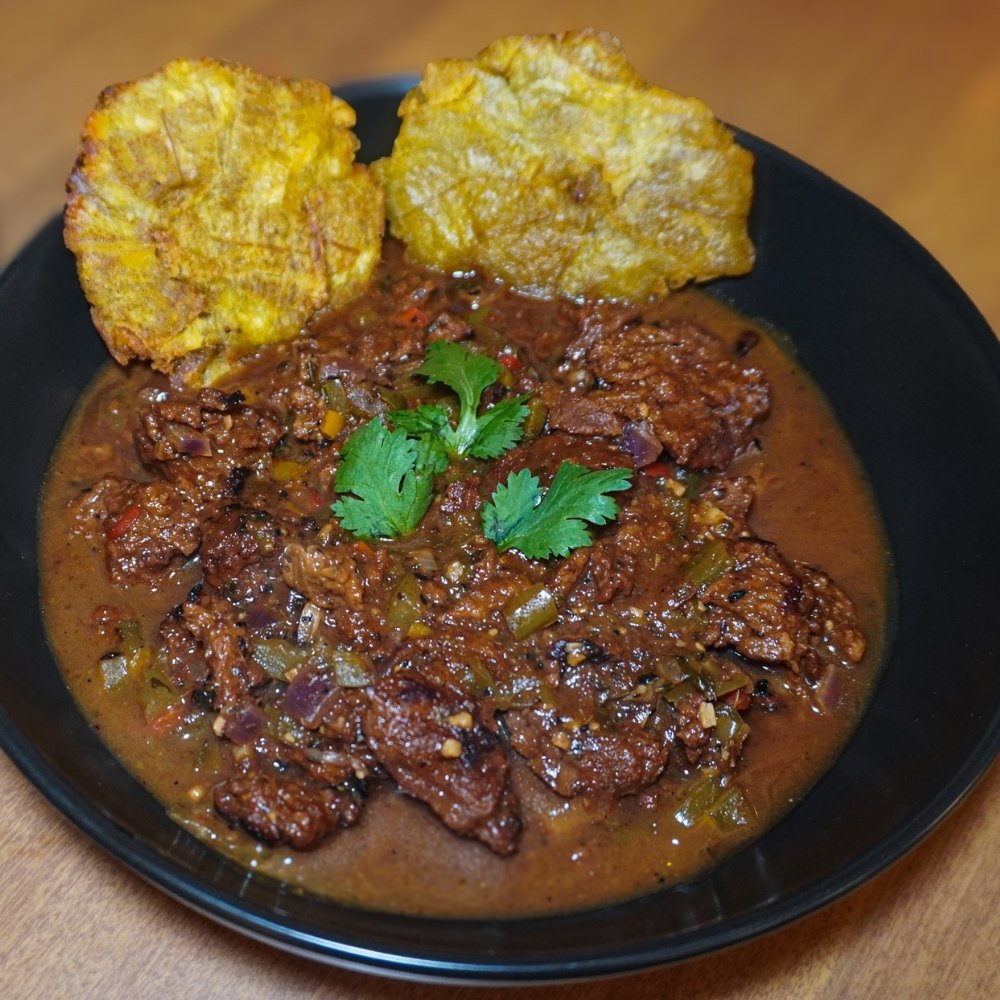Chivo guisado vegano