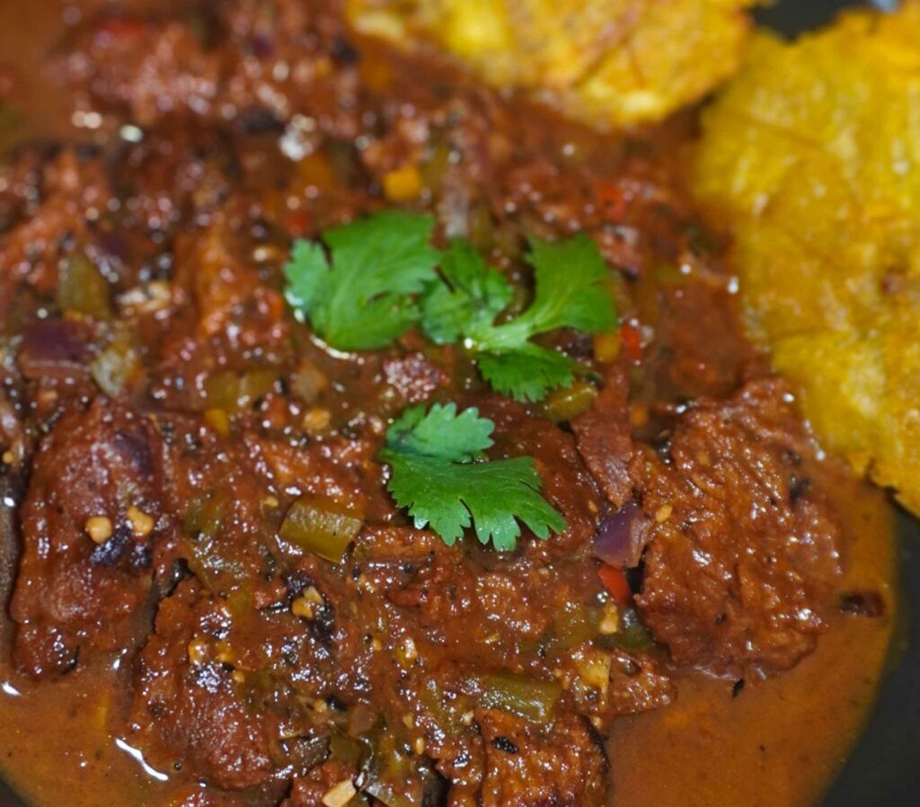 Chivo guisado vegano