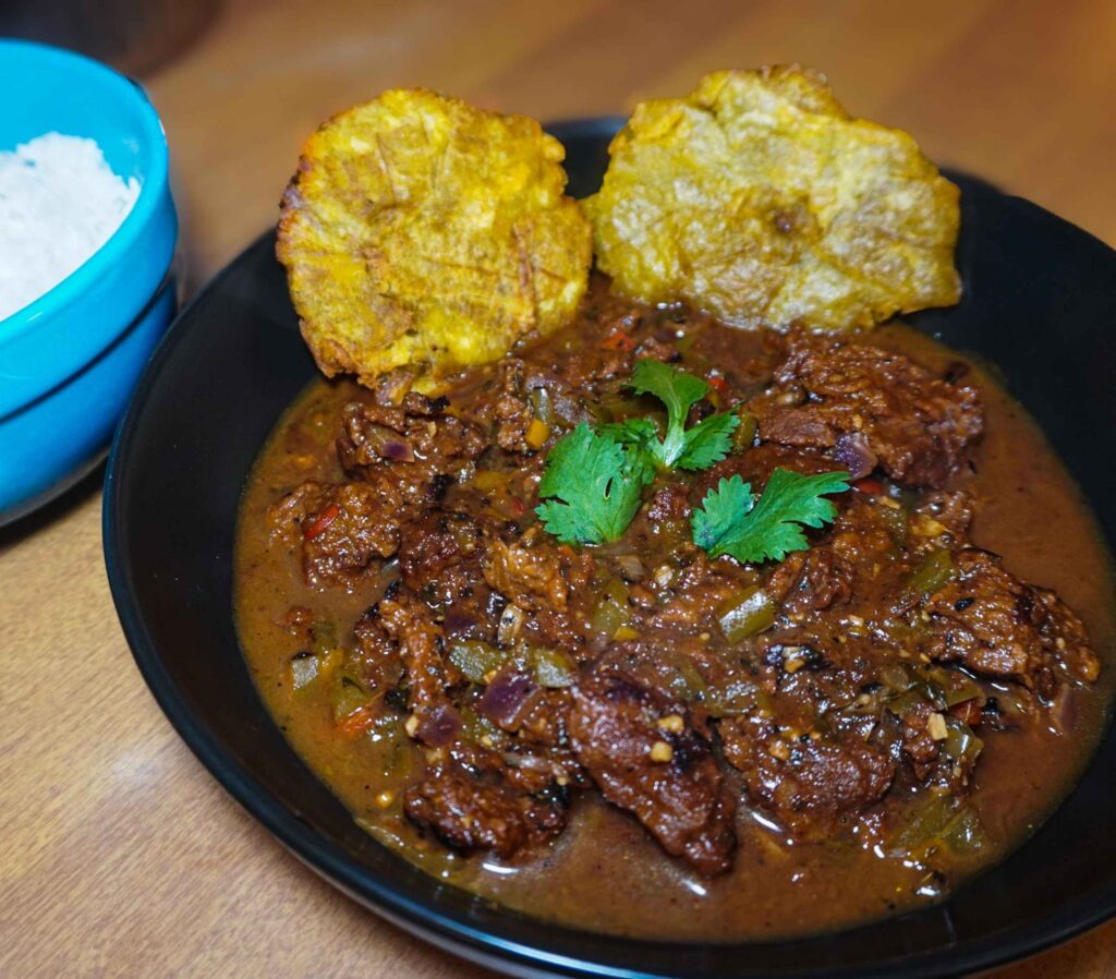 Chivo guisado vegano