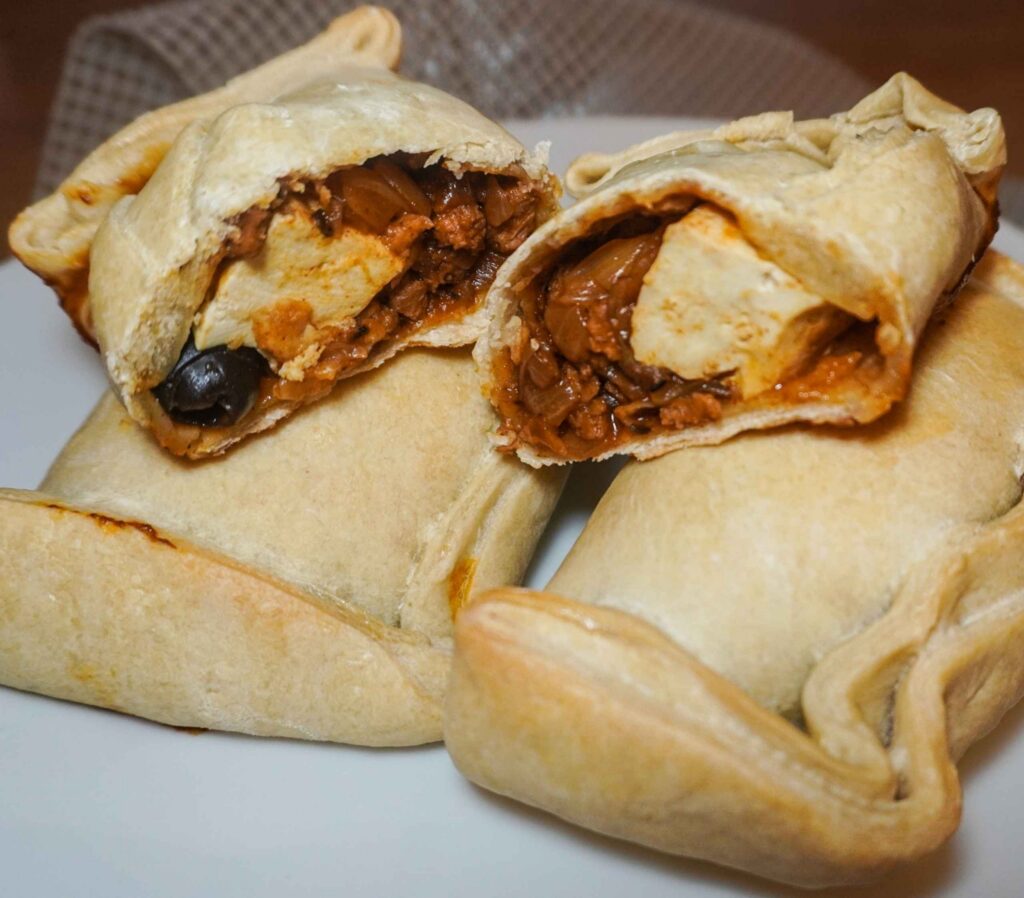 Empanadas de pino vegano