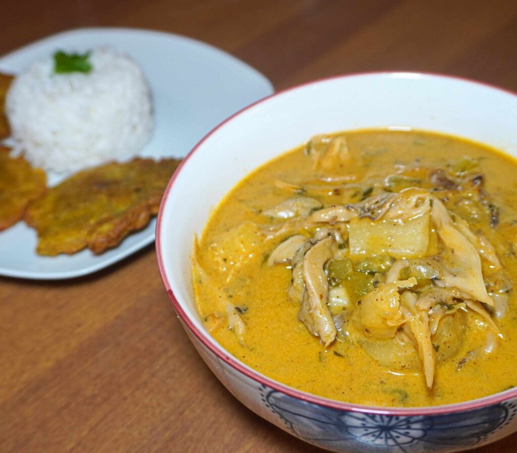 Sopa de caracol vegana