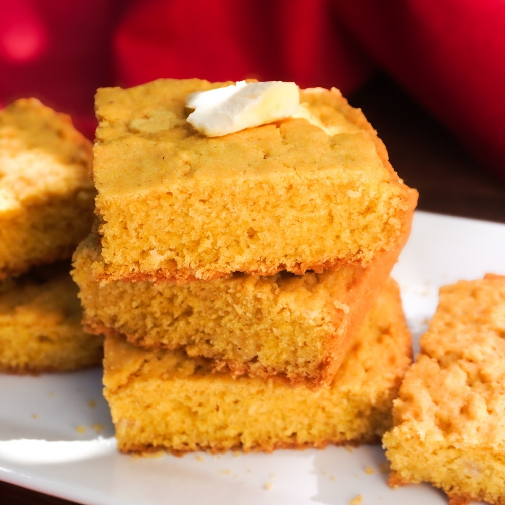 Pan de maíz estilo Texas (cornbread)