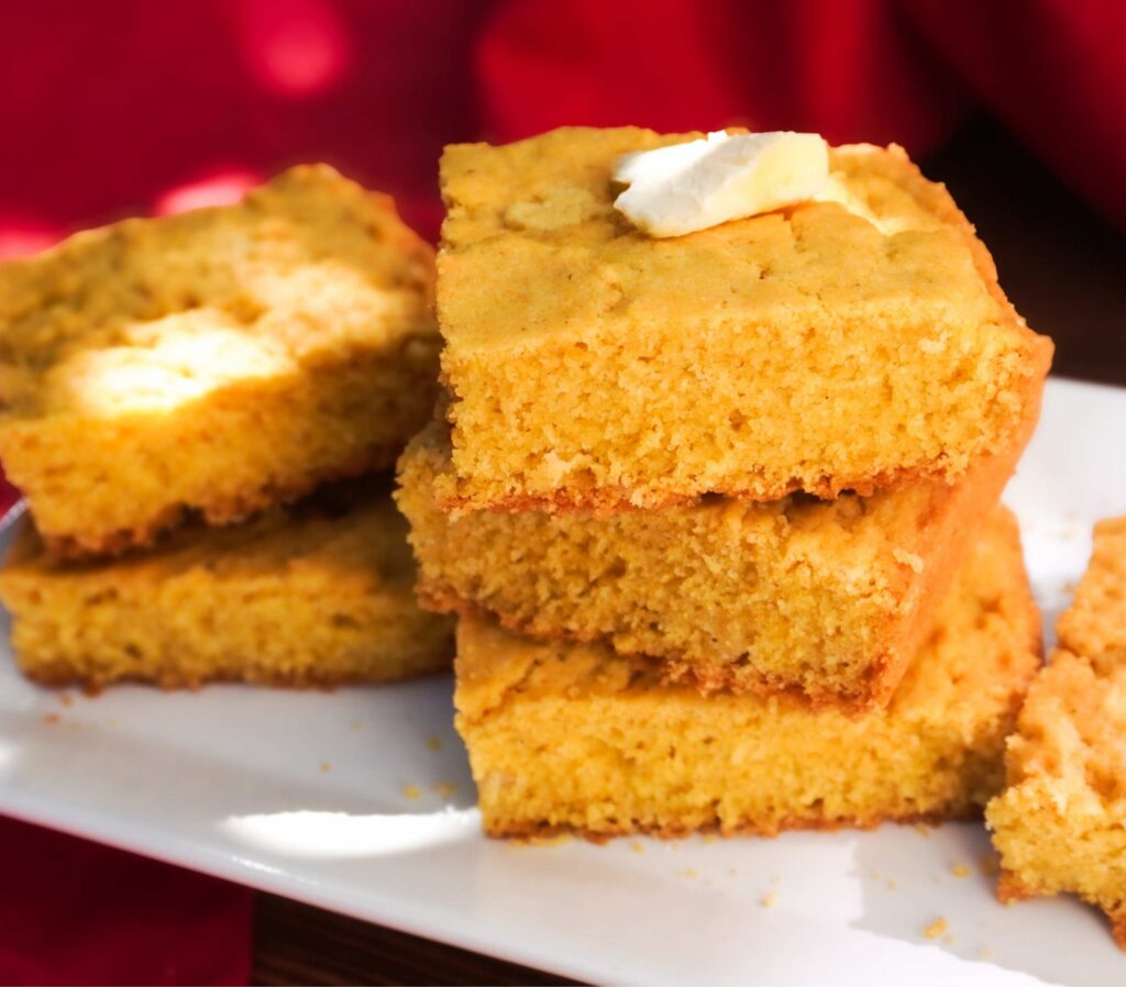 Pan de maíz estilo Texas (cornbread)