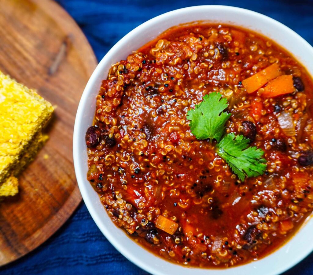 Chili con quinoa