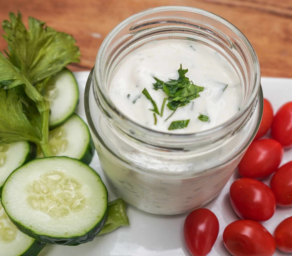 Aderezo ranch vegano (libre de colesterol)