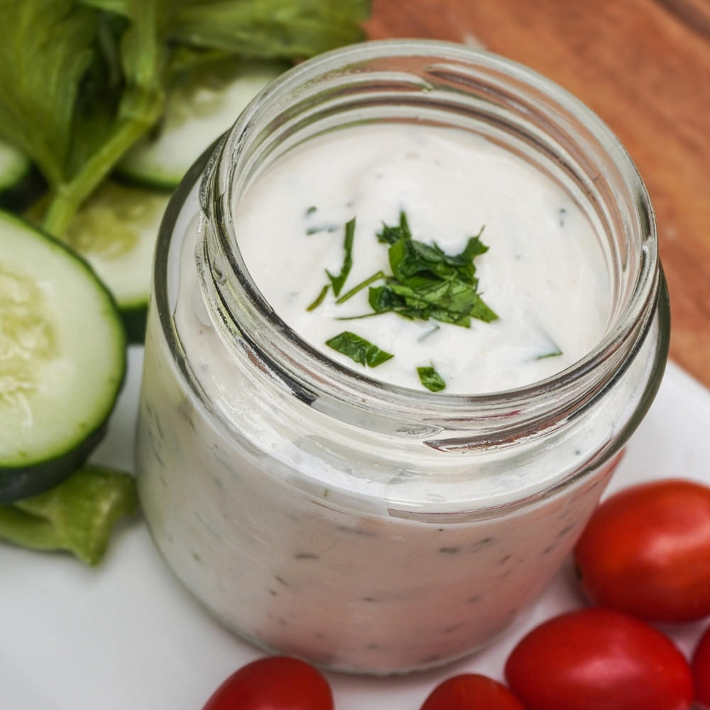 Aderezo ranch vegano (libre de colesterol)