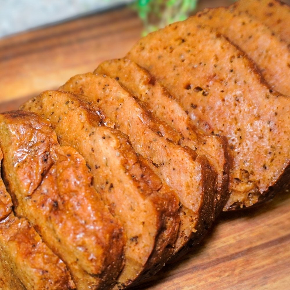 Jamón vegano casero