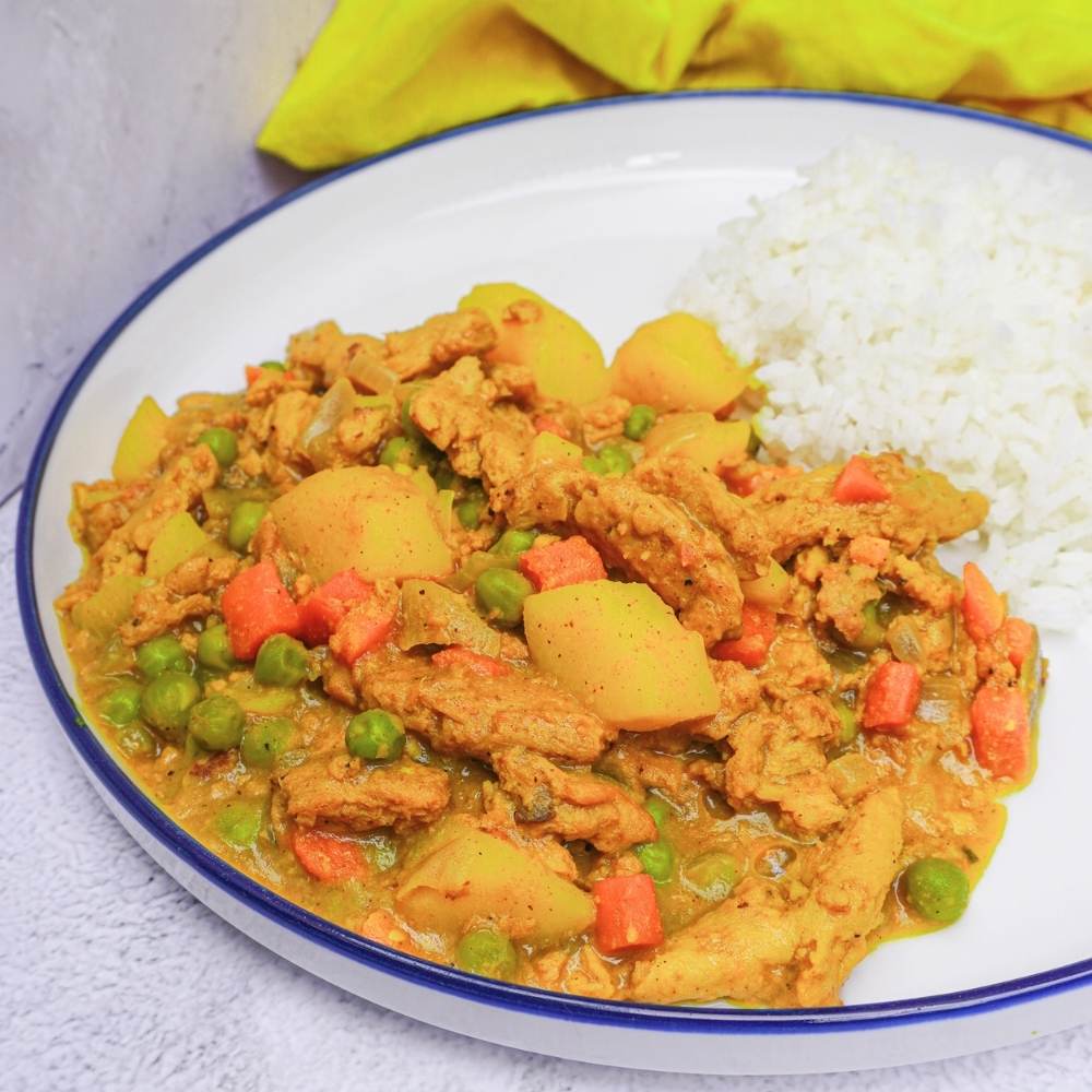 Cau Cau de pollo vegano