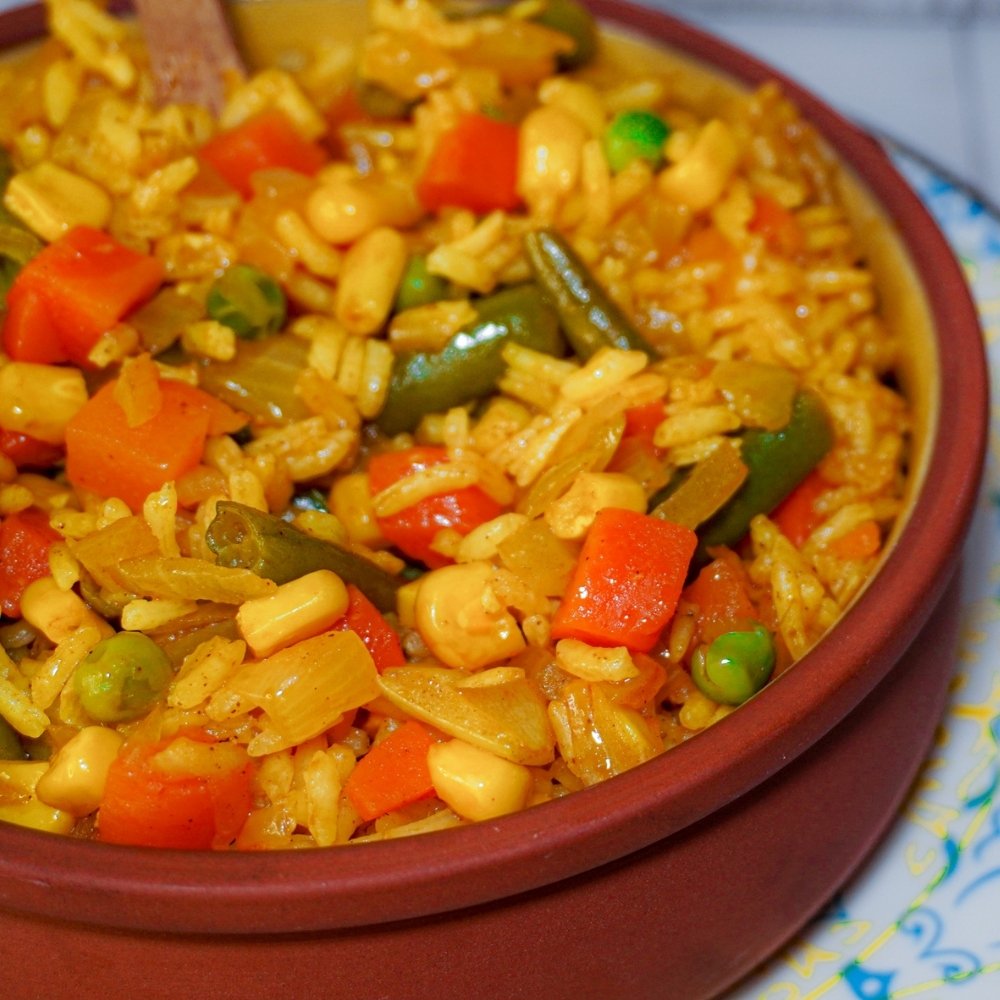 Arroz a la jardinera
