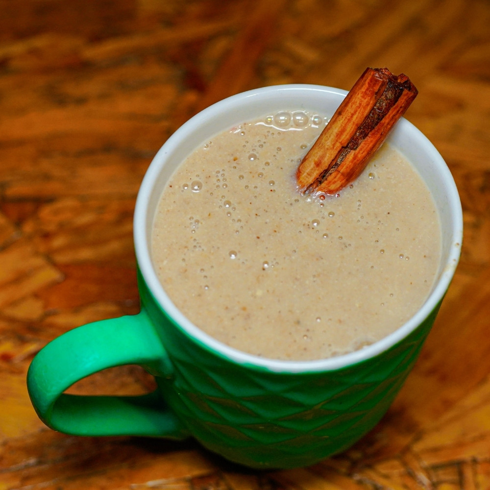 Champurrado de ajonjolí y girasol