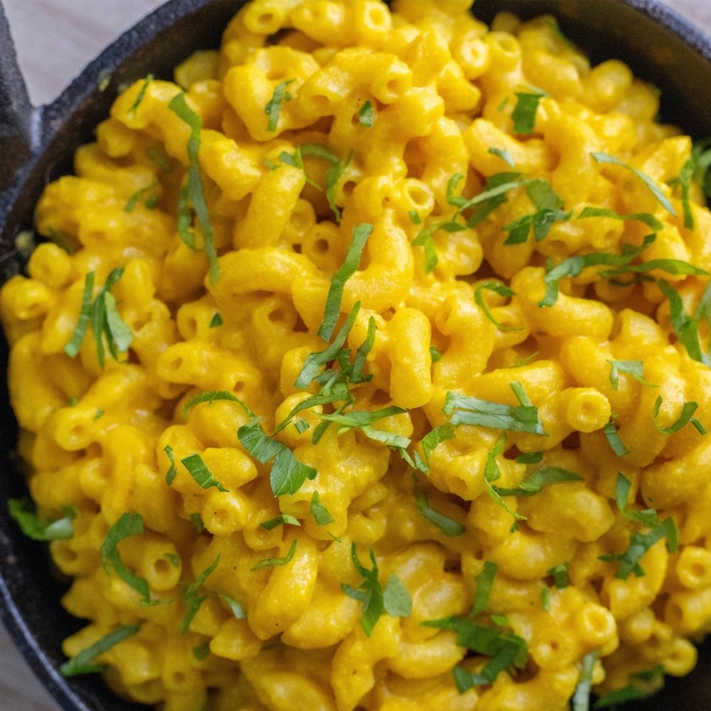 Mac and cheese con queso de papa
